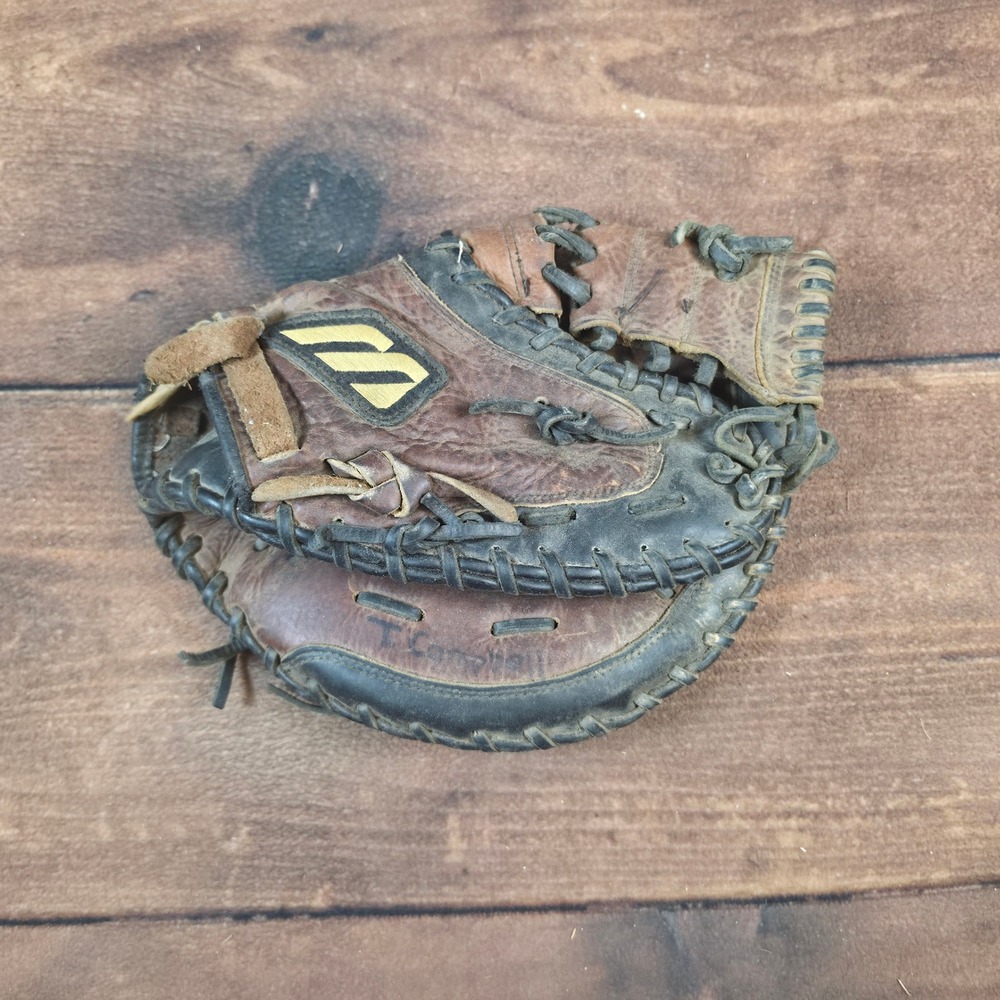 Mizuno Catchers Mitt Mens OS Brown Fair Vintage MVT C022 Leather RHT
